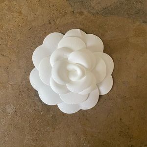 Chanel White Camellia Flower